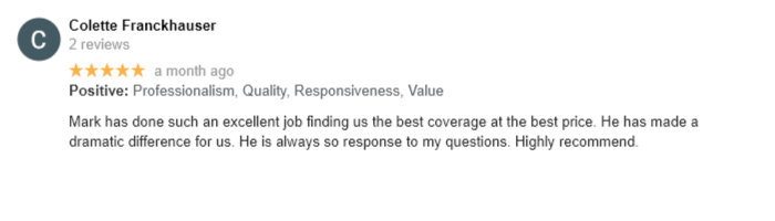 Google Review of Revolt Heatlhcare by